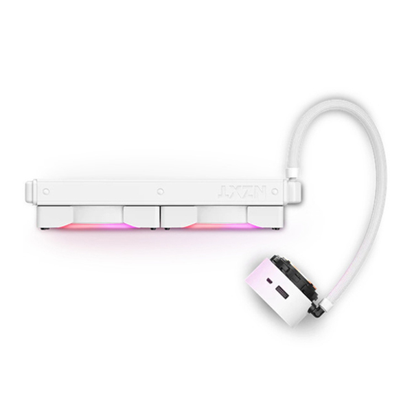 Nzxt Kraken Z63 RGB CPU Liquid Cooler with LCD Display (White)